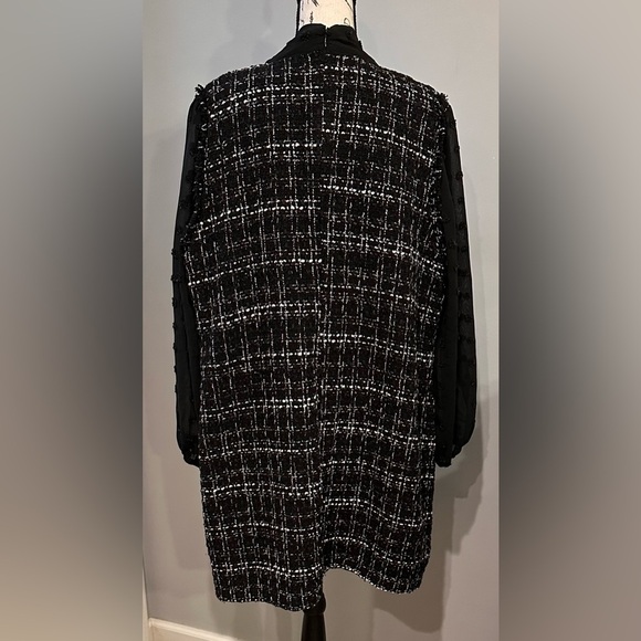 Shein Curve Bouclé Pinny Style Dress - Black, Size 2XL 🖤🖤 - Picture 6 of 12